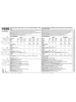 Simplicity Women's and Children's Aprons and Christmas Stockings Sewing Pattern, 1936 - view 2, 