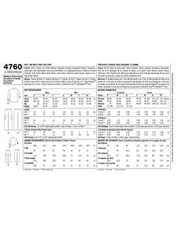 Simplicity Men's/Boys' Shirt & Pants Sewing Pattern, 4760, A - view 2, 