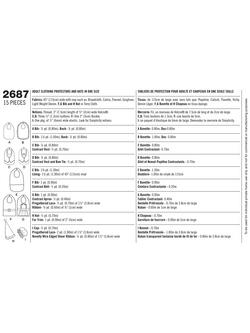 Simplicity Clothing Protector Sewing Pattern, 2687 - view 2, 