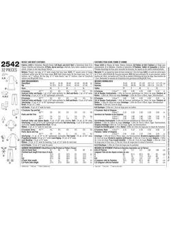 Simplicity Christmas Costume Sewing Pattern, 2542 - view 2, 