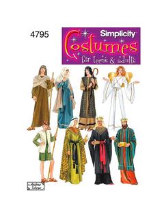 Simplicity Costume Dressmaking Leaflet, 4795, A