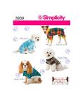 Simplicity Pet Clothing Sewing Pattern, 3939, A