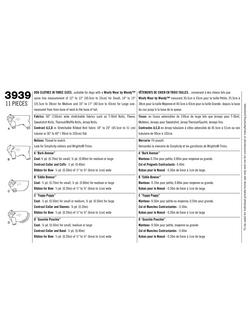 Simplicity Pet Clothing Sewing Pattern, 3939, A - view 2, 