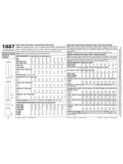 Simplicity Shorts, Trousers & Skirts Sewing Pattern, 1887 - view 2, 