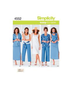 Simplicity Easy to Sew Casual Outfit Sewing Pattern, 4552, 
