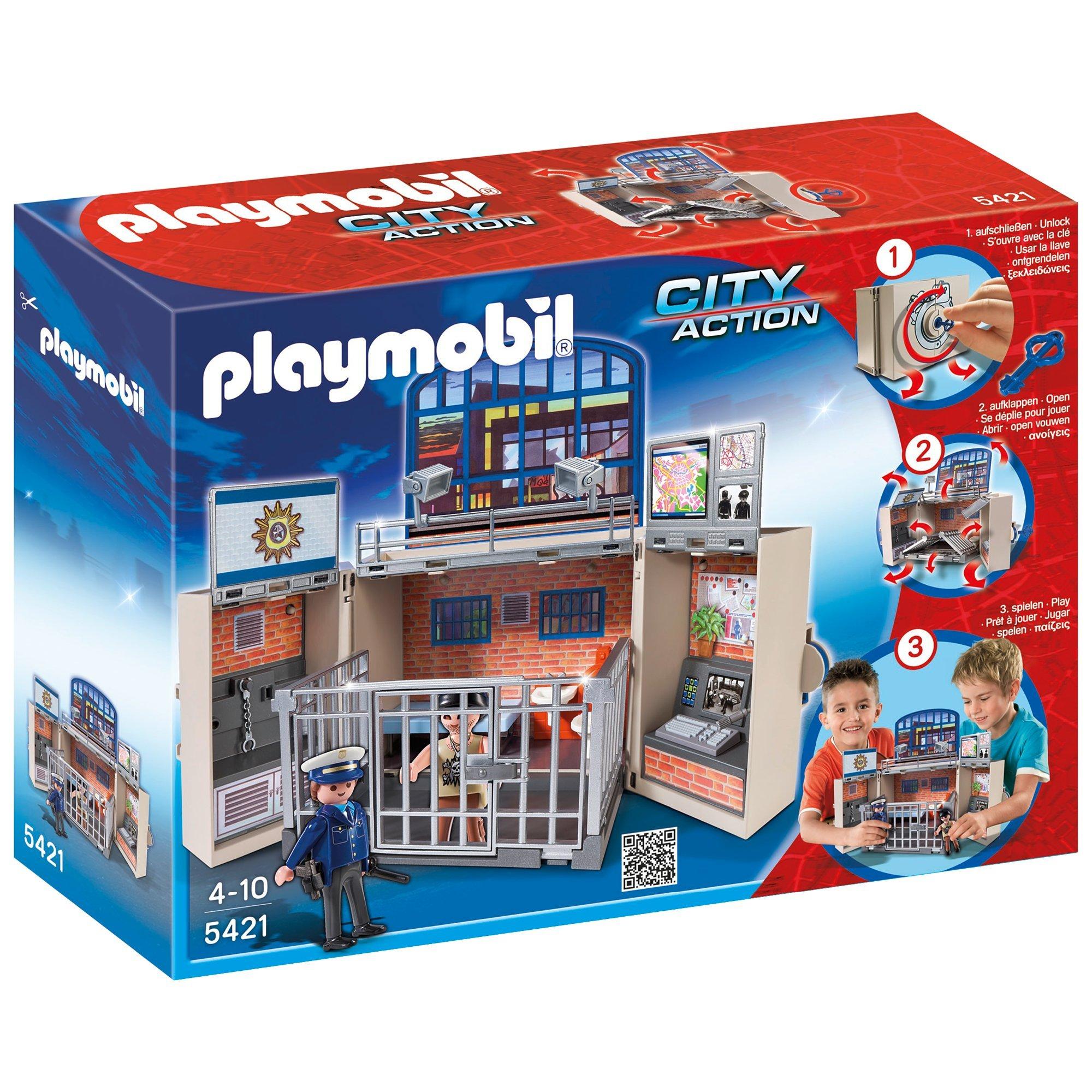 Playmobil City Action My Secret Police Station Play Box