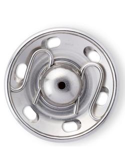 Prym Sew-On Snap Fasteners, 21mm, Pack of 3 - view 2, Silver