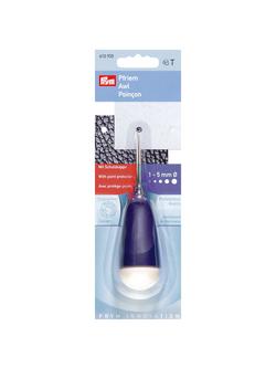 Prym Ergonomic Awl, 1-5mm, Blue/White