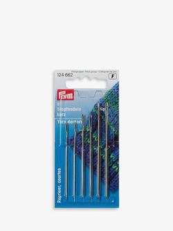 Prym Short Size Darning Needles, Pack of 6, Silver