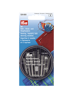 Prym Sewing, Tapestry and Darning Needles, Pack of 30, Silver