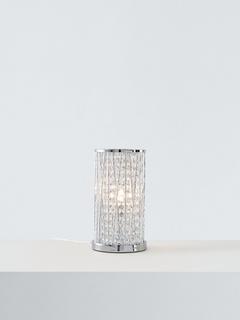 John Lewis Emilia Crystal Table Lamp, Clear