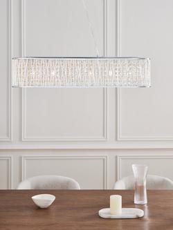 John Lewis Emilia Jazzy Diner Bar Ceiling Light - view 2, Clear