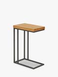 John Lewis Calia Sofa Side Table, Solid Oak