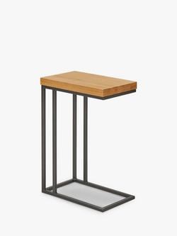 John Lewis Calia Sofa Side Table, Solid Oak, Oak