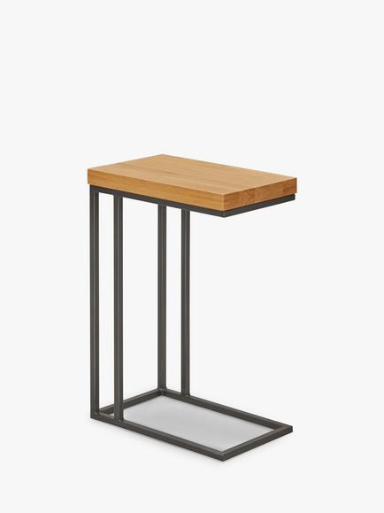 John Lewis Calia Sofa Side Table, Solid Oak, Oak