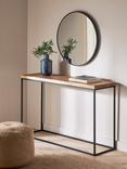 John Lewis Calia Console Table, Solid Oak