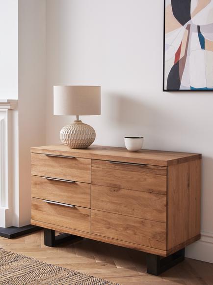 John Lewis Calia Small Sideboard - view 2, Oak