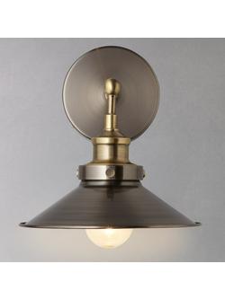 John Lewis Tobias Wall Light, Antique Nickel, Antique Nickel
