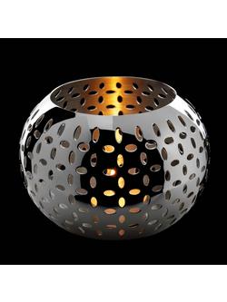 Robert Welch Sesame Tealight Holder - view 2, Silver