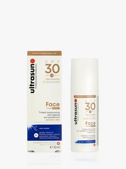 Ultrasun SPF 30 Tinted Face Sun Cream, 50ml, 