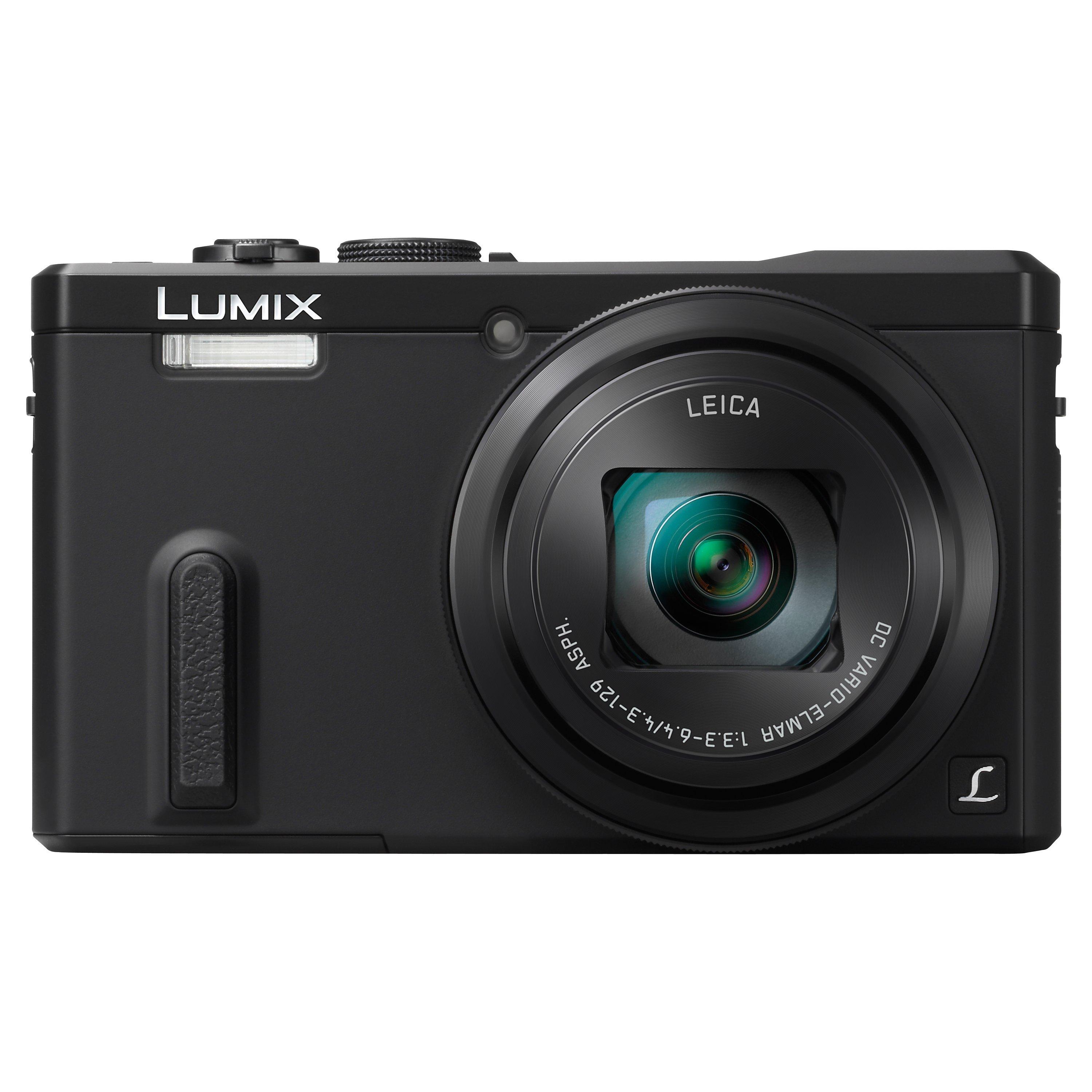 Panasonic Lumix DMC-TZ60 Digital Camera, HD 1080p, 18.1MP, 30x Optical Zoom, Wi-Fi, NFC, GPS & GLONASS, EVF, 3” Screen