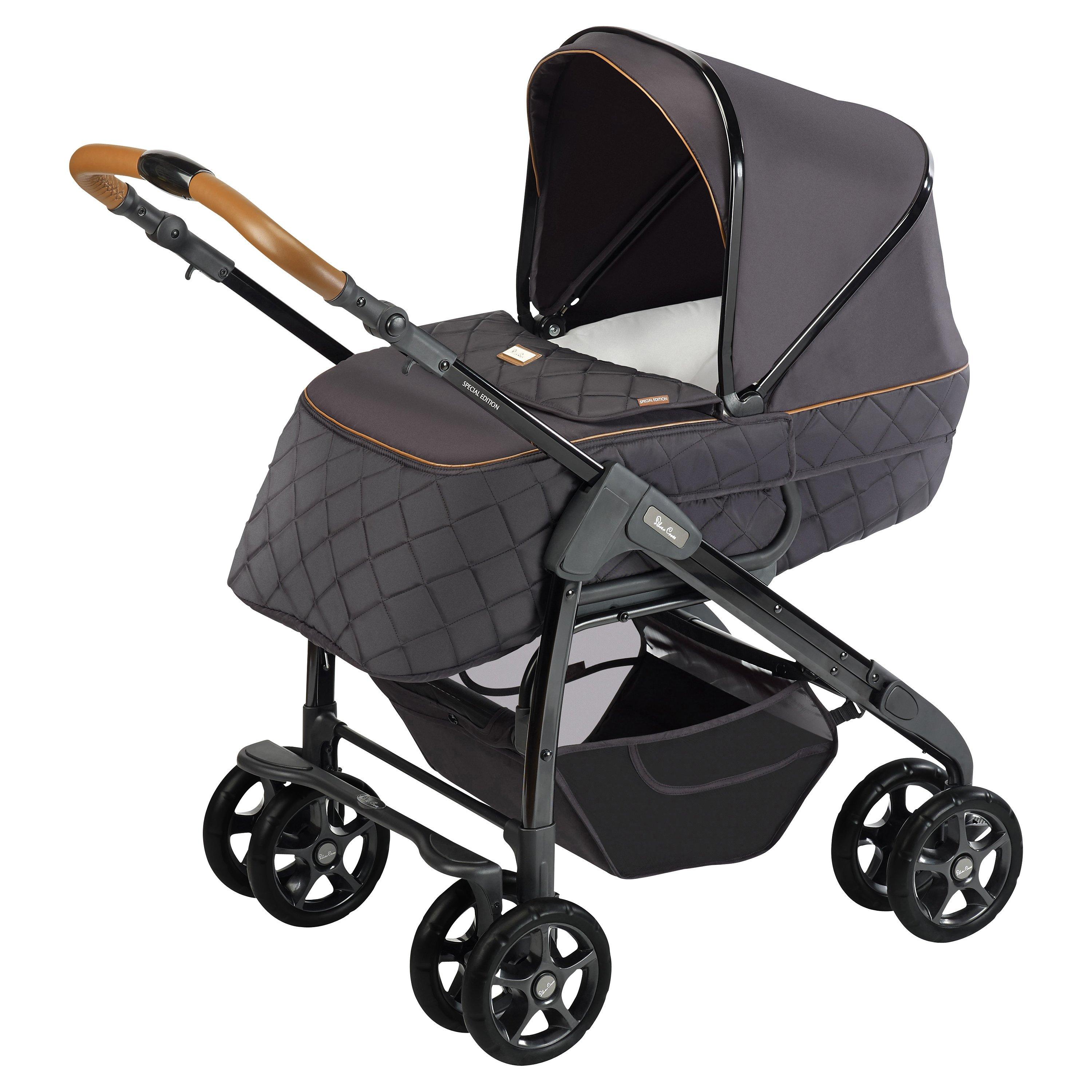 Silver Cross Freeway Country Club Pram Black