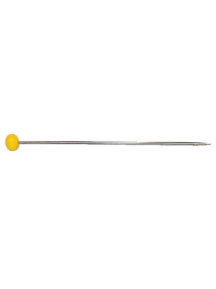 Prym Glass Headed Pins, 60mm, 20g, Yellow - view 2, Yellow