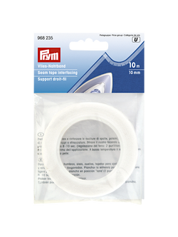 Prym Seam Tape Interfacing, 10mm, White