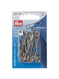 Prym Safety Pins, 50mm, Pack of 18, Silver