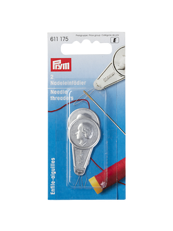 Prym Needle Threaders, Pack of 2, Silver