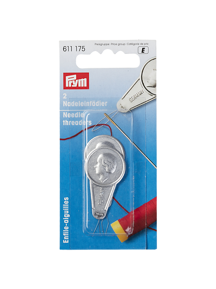 Prym Needle Threaders, Pack of 2, Silver