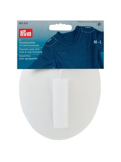Prym Raglan Shoulder Pads, Pack of 2, M/L, White, White