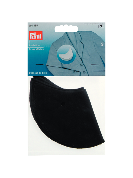 Prym Dress Shields, Pack of 2, Black, Black