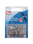 Prym Badge and Brooch Pins, 27mm, Silver