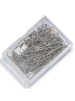 Prym Badge and Brooch Pins, 27mm, Silver - view 2, Silver