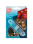 Prym Eyelets with Washers, 4mm, Pack of 50