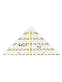 Prym Omnigrid Metric Quick Triangle Ruler, .25cm, Clear