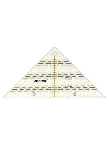 Prym Omnigrid Metric Quick Triangle Ruler, .25cm, Clear