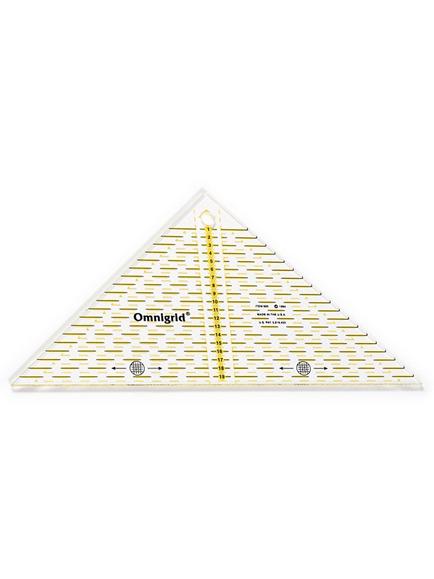 Prym Omnigrid Metric Quick Triangle Ruler, .25cm - view 2, Clear