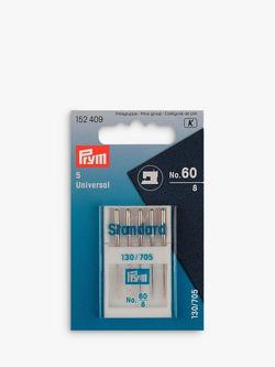 Prym Sewing Machine Needles, Pack of 5, Silver, Silver