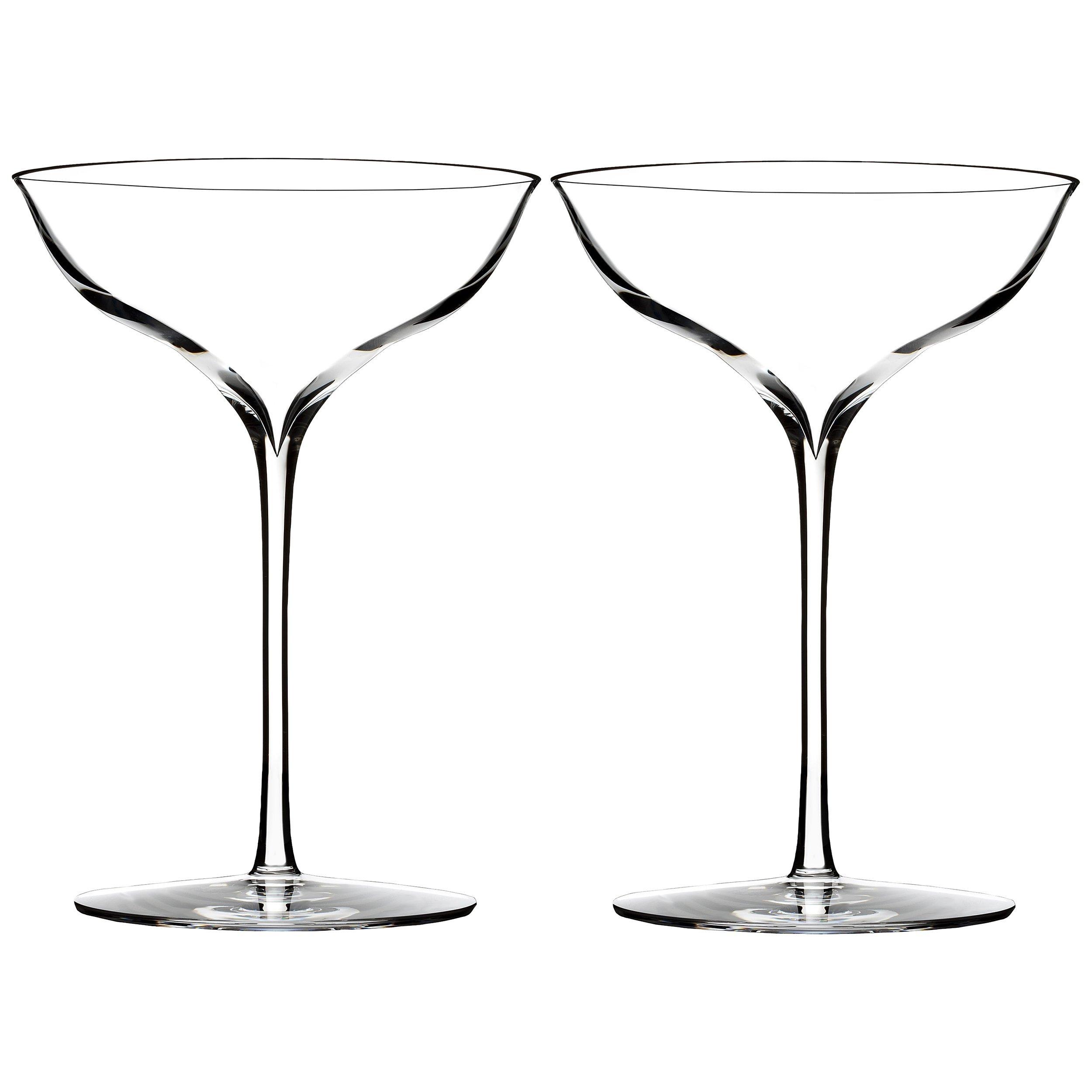 Waterford Elegance Champagne Coupés, Set of 2