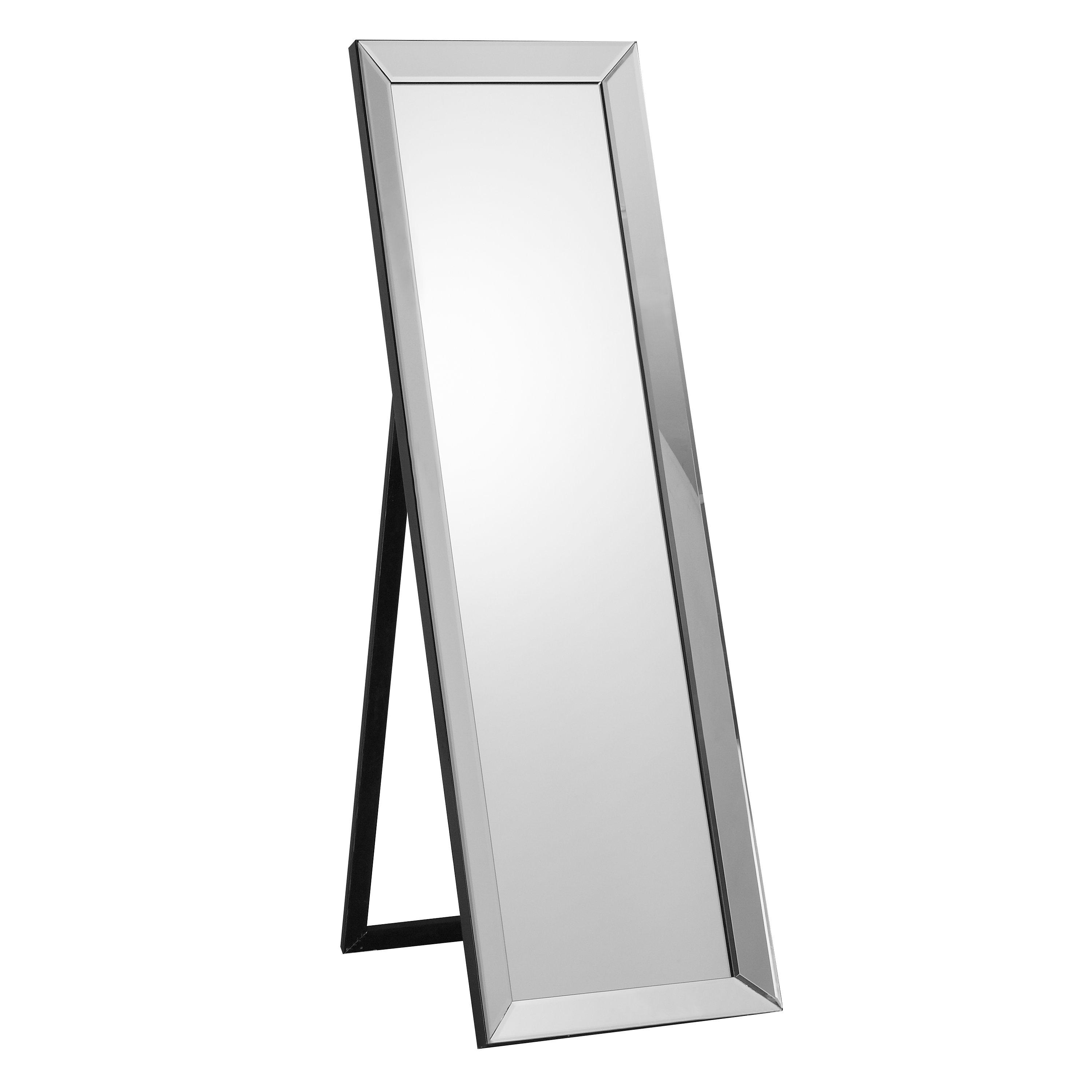 Luna Cheval Mirror, 155 x 48cm, Clear