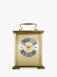 Acctim Radio Controlled Carriage Mantel Clock, Gold