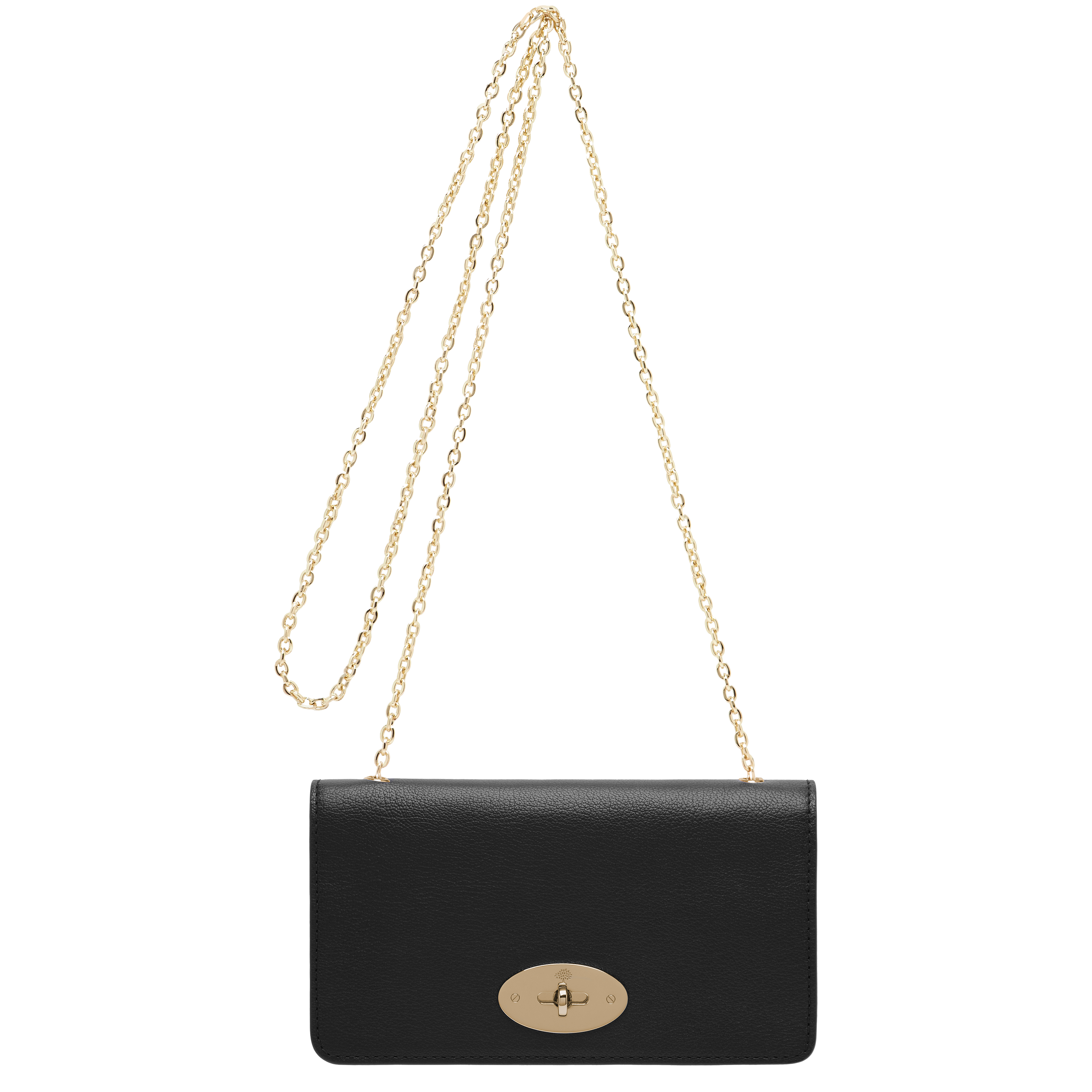 Mulberry Bayswater Leather Clutch Bag, Black