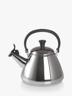 Le Creuset Stainless Steel Stovetop Kone Kettle, 1.6L, Silver
