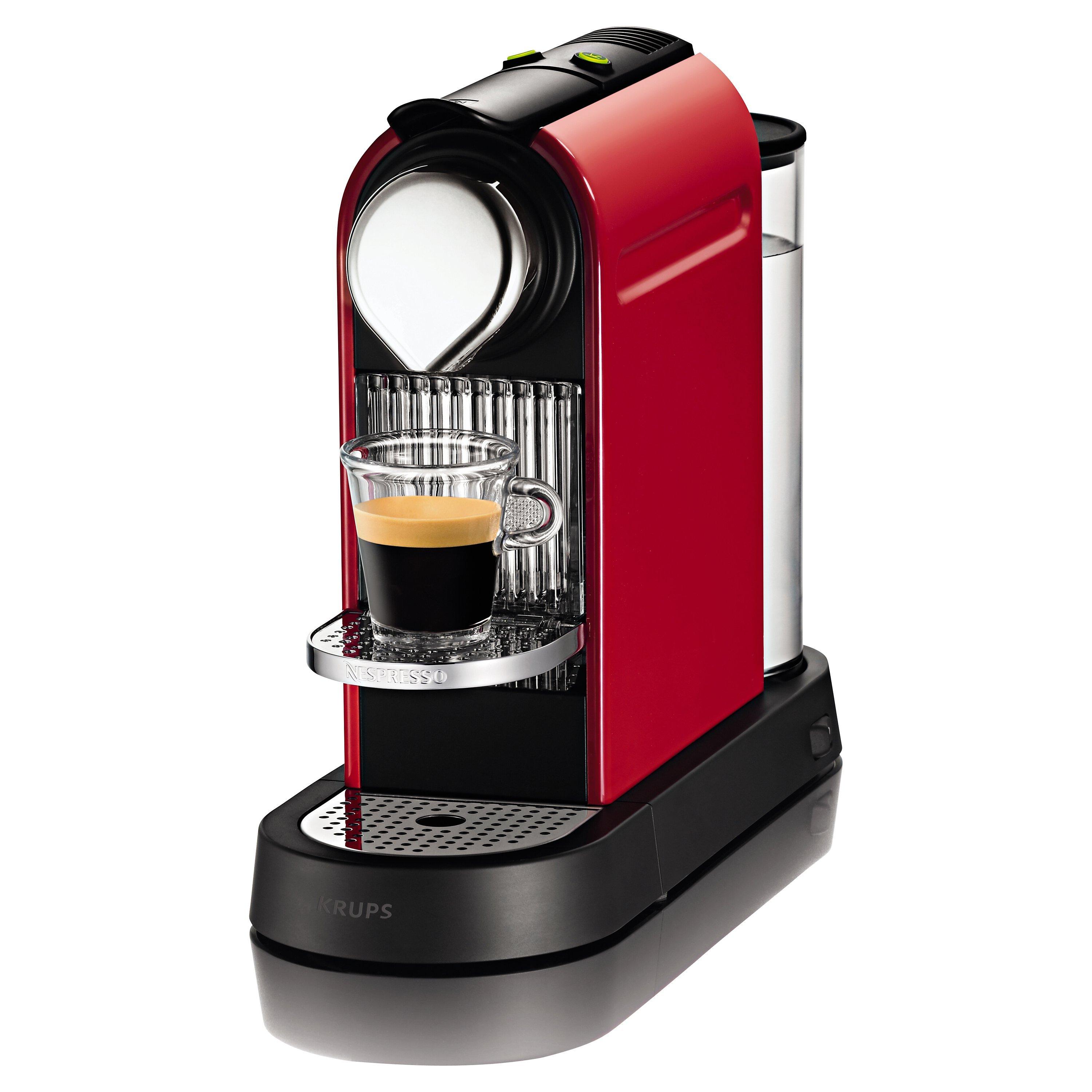 Nespresso XN720540 Citiz Coffee Machine by KRUPS, Red
