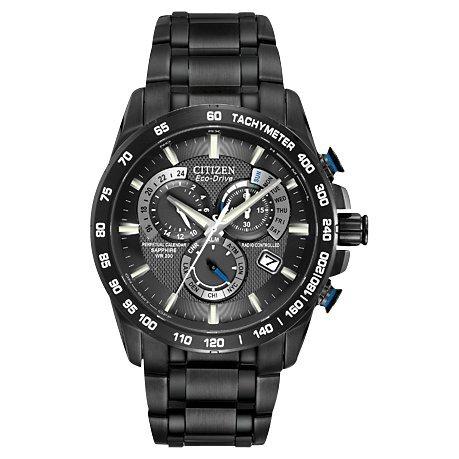 Citizen AT4007-54E Men's Eco-Drive Perpetual Calendar Chronograph
