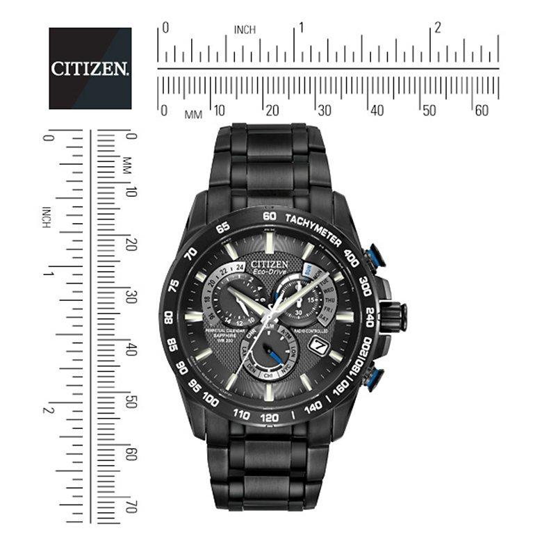 Citizen AT4007-54E Men's Eco-Drive Perpetual Calendar Chronograph