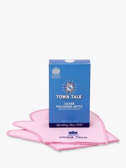 Town Talk Incredible Anti-Tarnish Silver Polishing Mitts, Pair, 