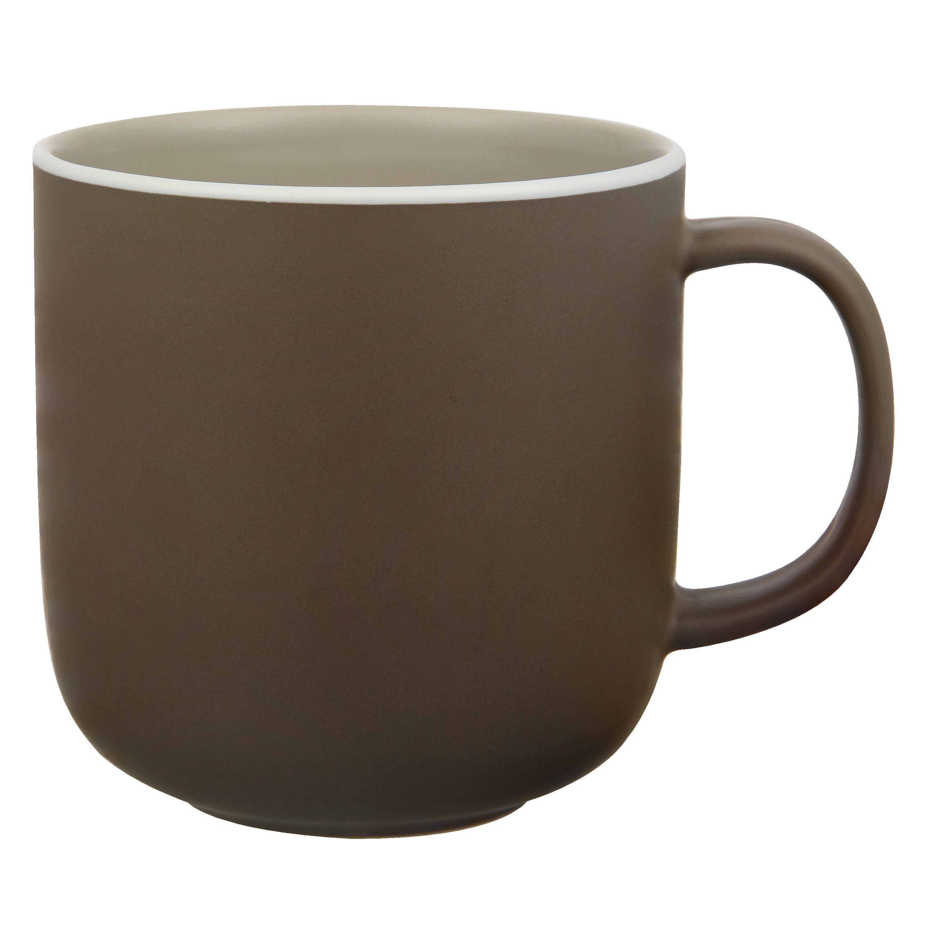 John Lewis & Partners Puritan Mug, 0.3L, Mocha